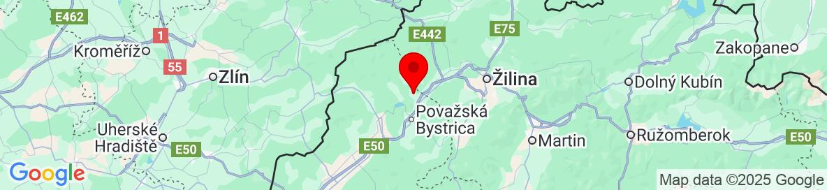 Mapa pre „Ennie Helvétsky priateľ“. Podrobná mapa je dostupná len pre prihlásených užívateľov. Prosím prihláste sa alebo zaregistrujte. Jasenica, Považská Bystrica, Trenčiansky kraj, Slovensko