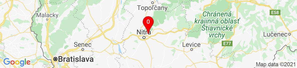 Mapa Nitrianske Hrnčiarovce, Nitra, Nitriansky kraj, Slovensko. More detailed map is available only for registered users. Please register or log in.