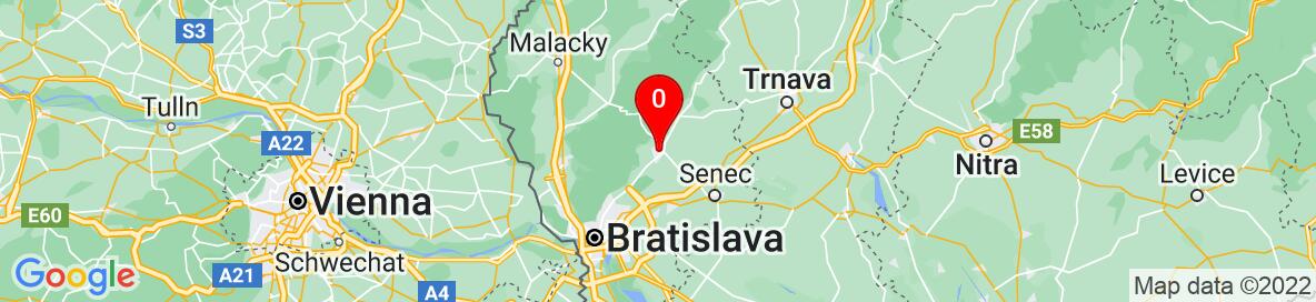 Mapa Pezinok, Bratislavský kraj, Slovensko. More detailed map is available only for registered users. Please register or log in.