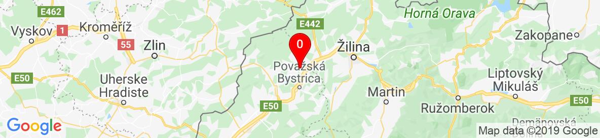 Mapa Jasenica, Považská Bystrica, Trenčiansky kraj, Slovensko. More detailed map is available only for registered users. Please register or log in.