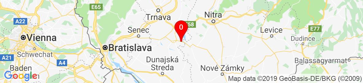 Mapa Kajal, Galanta, Trnavský kraj, Slovensko. More detailed map is available only for registered users. Please register or log in.