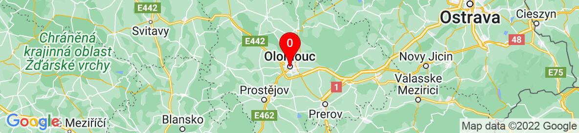 Mapa Olomouc, Okres Olomouc, Olomoucký kraj, Česko. More detailed map is available only for registered users. Please register or log in.