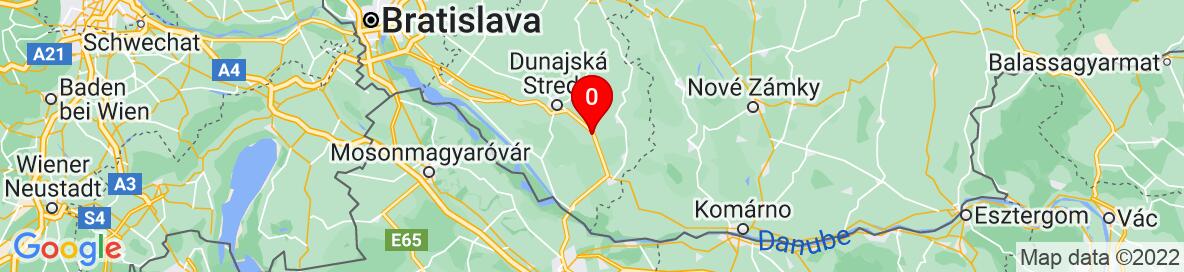 Mapa Dolný Štál, Dunajská Streda, Trnavský kraj, Slovensko. More detailed map is available only for registered users. Please register or log in.