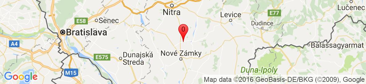 Mapa Šurany, Nové Zámky District, Nitra Region, Slovakia. More detailed map is available only for registered users. Please register or log in.