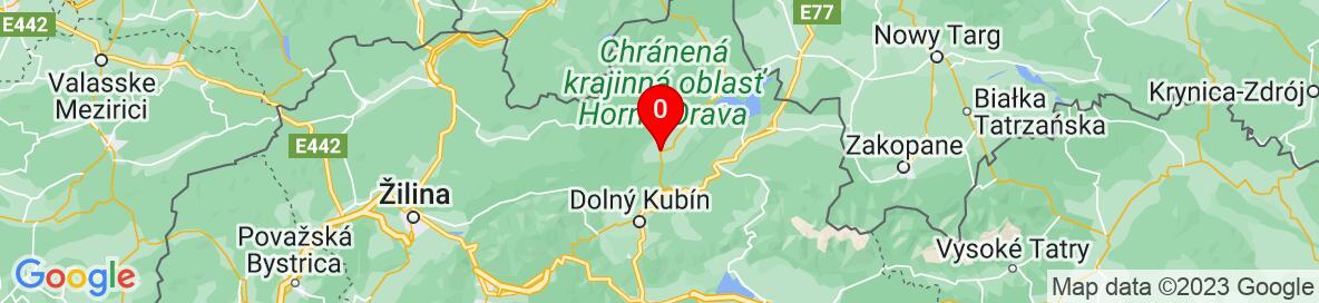 Mapa Hruštín, Námestovo, Žilinský kraj, Slovensko. More detailed map is available only for registered users. Please register or log in.