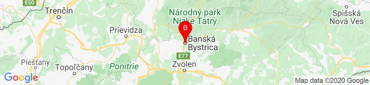 Mapa Banská Bystrica. More detailed map is available only for registered users. Please register or log in.