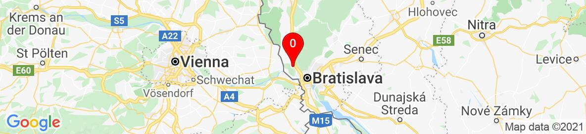 Mapa Dúbravka, Bratislava IV, Bratislavský kraj, Slovensko. More detailed map is available only for registered users. Please register or log in.