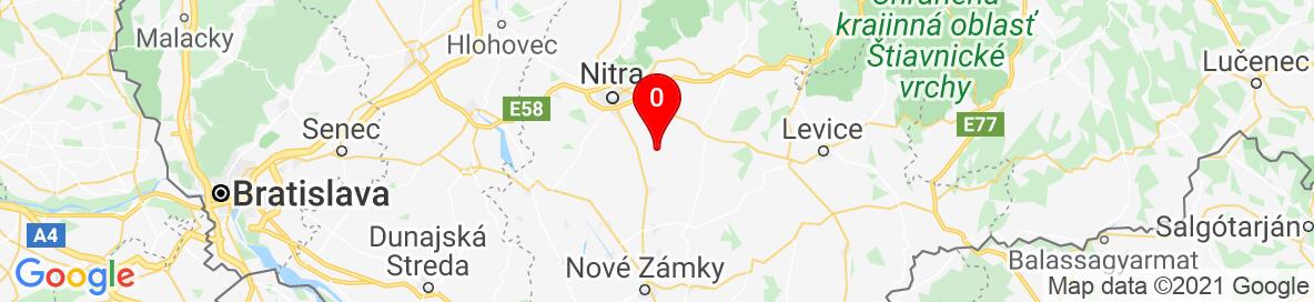 Mapa Veľký Cetín, Nitra, Nitriansky kraj, Slovensko. More detailed map is available only for registered users. Please register or log in.