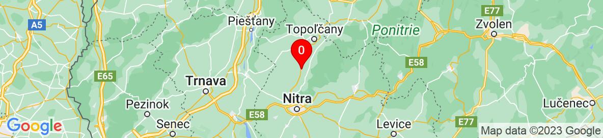 Mapa Preseľany, Topoľčany, Nitriansky kraj, Slovensko. More detailed map is available only for registered users. Please register or log in.