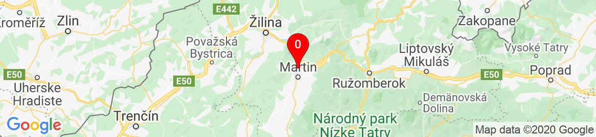 Mapa Záturčie, Martin, Žilinský kraj, Slovensko. More detailed map is available only for registered users. Please register or log in.