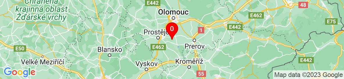 Mapa Biskupice, Prostějov, Olomoucký kraj, Česko. More detailed map is available only for registered users. Please register or log in.