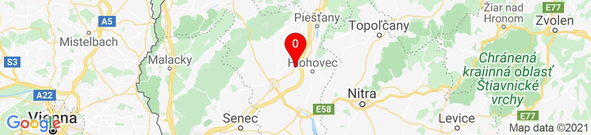 Mapa Trakovice, Hlohovec, Trnavský kraj, Slovensko. More detailed map is available only for registered users. Please register or log in.