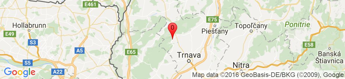 Mapa Smolenice, Trnava District, Trnava Region, Slovakia. More detailed map is available only for registered users. Please register or log in.