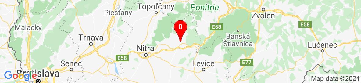 Mapa Zlaté Moravce, Nitriansky kraj, Slovensko. More detailed map is available only for registered users. Please register or log in.