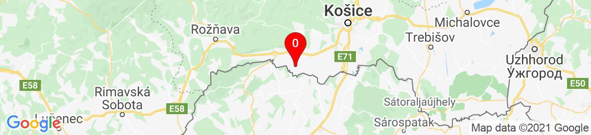 Mapa Janík, Košice - okolie, Košický kraj, Slovensko. More detailed map is available only for registered users. Please register or log in.