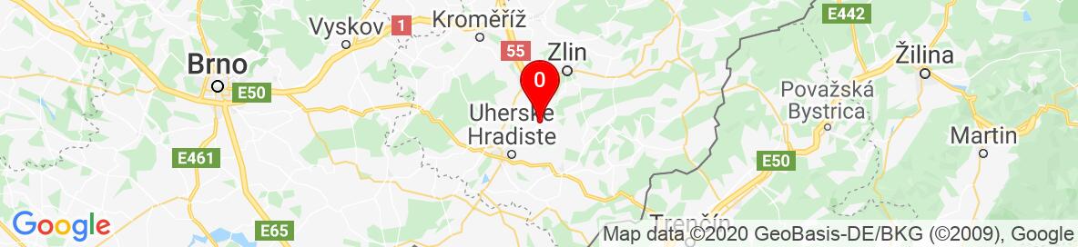 Mapa Březolupy, Uherské Hradiště, Zlínský kraj, Česko. More detailed map is available only for registered users. Please register or log in.