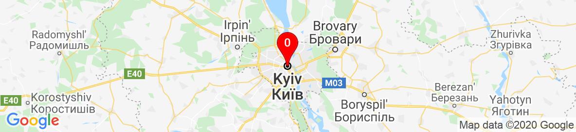 Mapa Kyiv, Kyiv City, Ukraine. More detailed map is available only for registered users. Please register or log in.