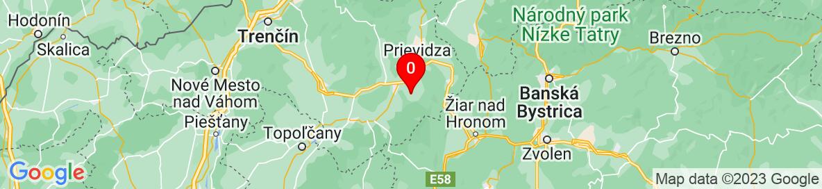 Mapa Lehota pod Vtáčnikom, Prievidza, Trenčiansky kraj, Slovensko. More detailed map is available only for registered users. Please register or log in.