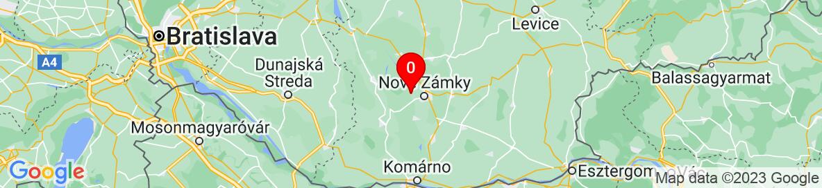 Mapa Andovce, Nové Zámky, Nitriansky kraj, Slovensko. More detailed map is available only for registered users. Please register or log in.