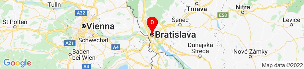 Mapa Bratislava Slovakia. More detailed map is available only for registered users. Please register or log in.